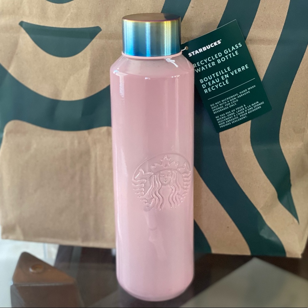 💗NEW STARBUCKS RECYCLED GLASS BOTTLE💗